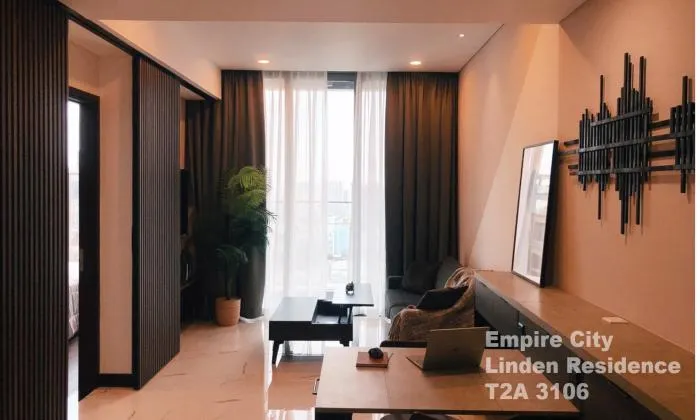 Perfect View One Bedroom Apartment For Rent in Empire City District 2 HCMC 64sqm 1,200 USD/month