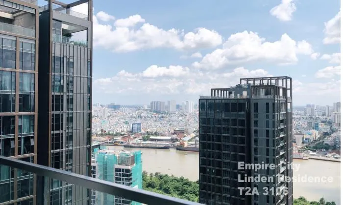 Perfect View One Bedroom Apartment For Rent in Empire City District 2 HCMC 64sqm 1,200 USD/month
