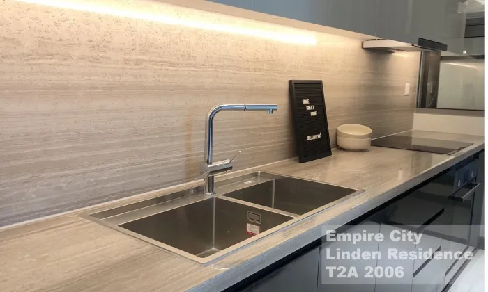 Simply Designed One Bedroom Apartment For Rent in Empire City District 2 HCMC 64sqm 1,000 USD/month