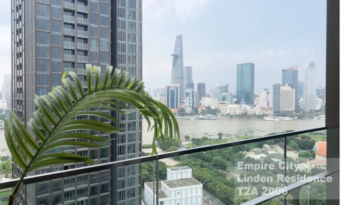 Simply Designed One Bedroom Apartment For Rent in Empire City District 2 HCMC 64sqm 1,000 USD/month