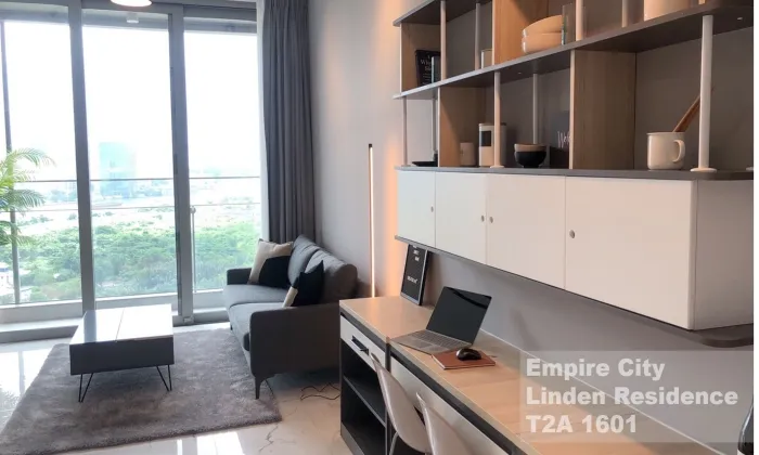 Brilliant View One Bedroom Apartment in Linden Empire City District 2 Ho Chi Minh City 64sqm 1,000 USD/month
