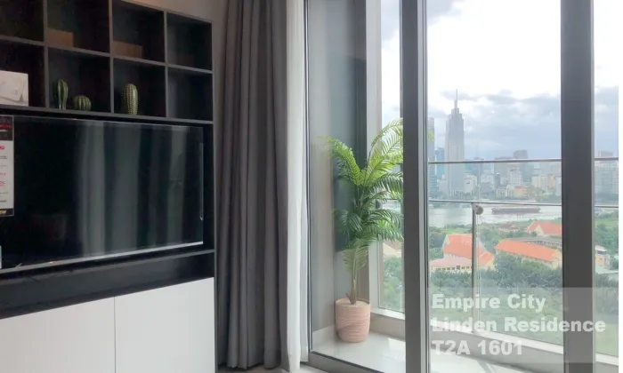 Brilliant View One Bedroom Apartment in Linden Empire City District 2 Ho Chi Minh City 64sqm 1,000 USD/month