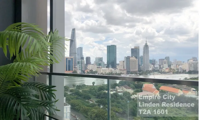 Brilliant View One Bedroom Apartment in Linden Empire City District 2 Ho Chi Minh City 64sqm 1,000 USD/month