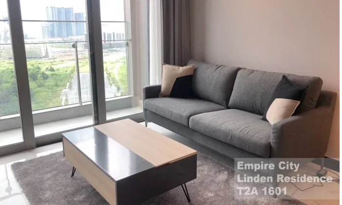 Brilliant View One Bedroom Apartment in Linden Empire City District 2 Ho Chi Minh City 64sqm 1,000 USD/month
