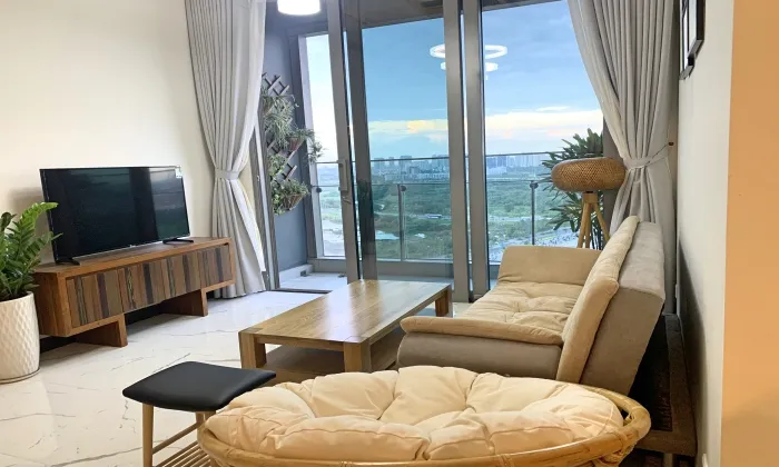 Cozy Design Two Bedroom Apartment For Rent in Linden Empire City District 2 HCMC 94sqm 1,300 USD/month