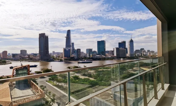 Unfurnished Three Bedroom Apartment For Rent in Empire City Thu Thiem District 2 HCMC 127sqm 2,000 USD/month