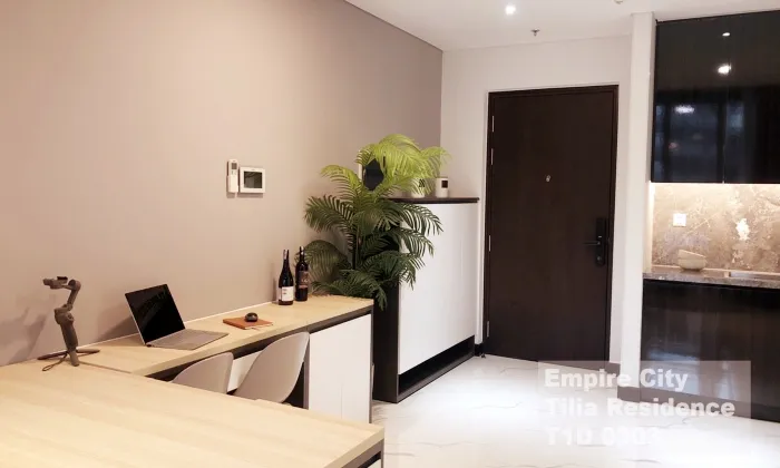 Furnished One Bedroom in Tilia Empire City Apartment For Rent District 2 HCMC 63sqm 1,050 USD/month