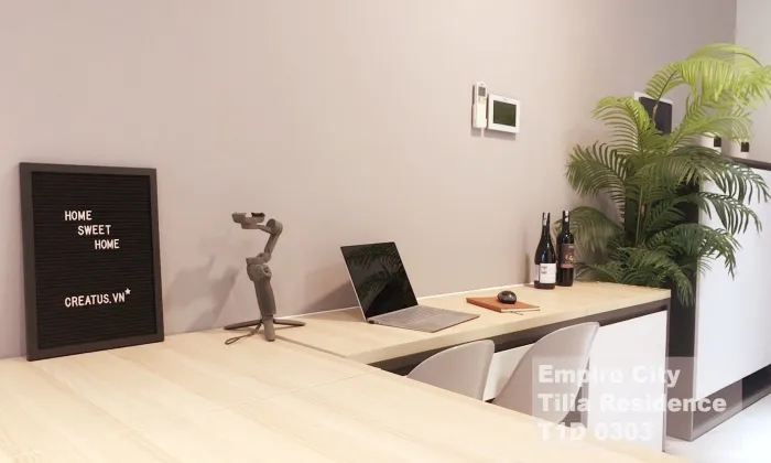Furnished One Bedroom in Tilia Empire City Apartment For Rent District 2 HCMC 63sqm 1,050 USD/month