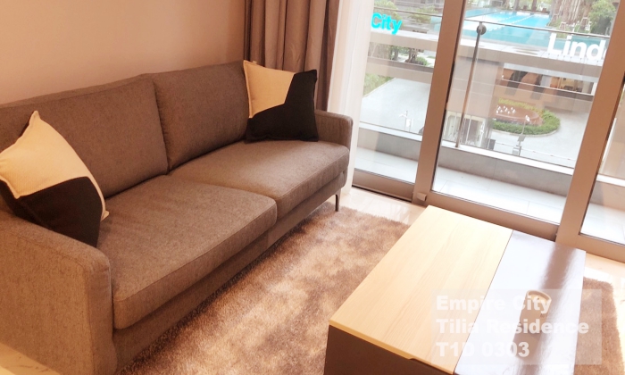 Furnished One Bedroom in Tilia Empire City Apartment For Rent District 2 HCMC