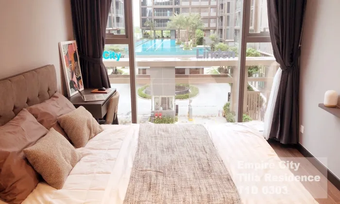 Furnished One Bedroom in Tilia Empire City Apartment For Rent District 2 HCMC 63sqm 1,050 USD/month