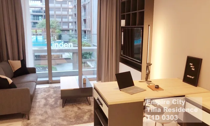 Furnished One Bedroom in Tilia Empire City Apartment For Rent District 2 HCMC 63sqm 1,050 USD/month