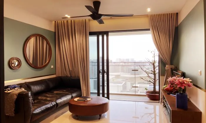Very Nice High Floor Two Bedroom Estella Heights Apartment For Lease in District 2 HCMC 90sqm 1,800 USD/month