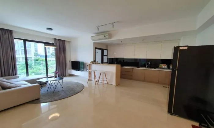 Garden and Pool View Two Bedroom Estella Heights Apartment For Rent District 2 HCMC 104sqm 1,200 USD/month