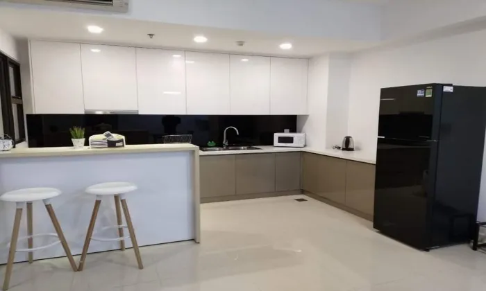 Garden and Pool View Two Bedroom Estella Heights Apartment For Rent District 2 HCMC 104sqm 1,200 USD/month