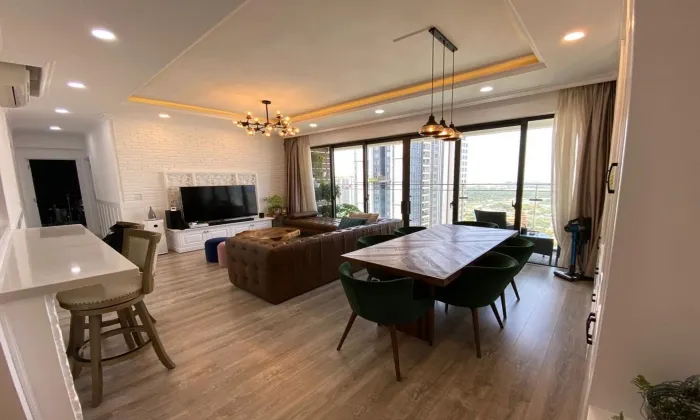 Modern Interior Four Bedroom Estella Heights Apartment For Rent in An Phu District 2 HCMC 179sqm 4,200 USD/month