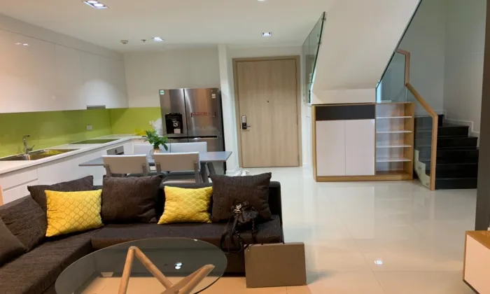 Duplex Three Bedroom Apartment For Rent in Estella Height District 2 HCMC 122sqm 2,100 USD/month