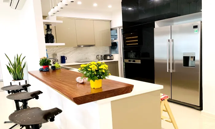 Pool View Fully Furnished Four Bedroom Estella Height Apartment For Rent Thu Duc City 179sqm 5,000 USD/month