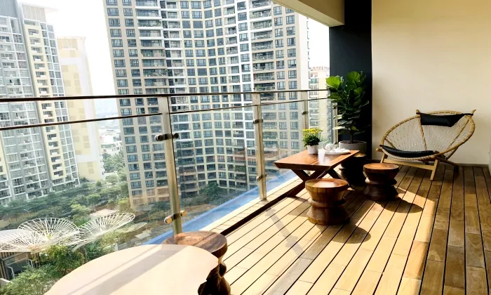 Pool View Fully Furnished Four Bedroom Estella Height Apartment For Rent Thu Duc City 179sqm 5,000 USD/month