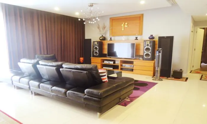 Big Size and Nice Interior Three Bedroom Apartment in Estella District 2 HCMC 171sqm 2,300 USD/month