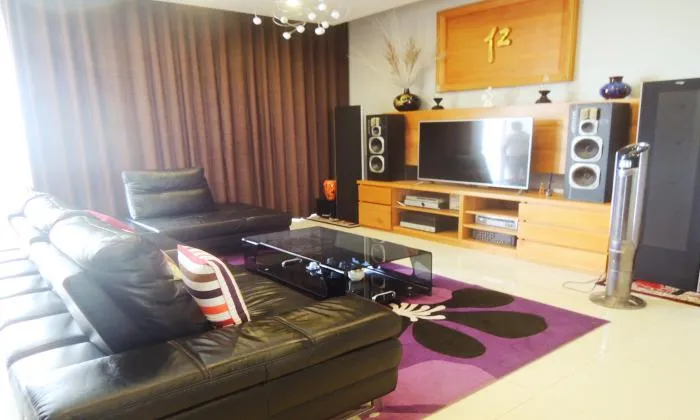 Big Size and Nice Interior Three Bedroom Apartment in Estella District 2 HCMC 171sqm 2,300 USD/month