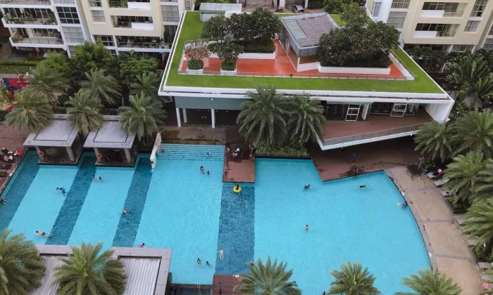 Pool View Three Bedroom Apartment For Rent in The Estella An Phu District 2 HCMC 125sqm 1,300 USD/month