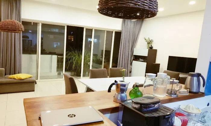Fully Furnished Three Bedroom Apartment For Rent in Estella An Phu District 2 HCMC 124sqm 1,400 USD/month