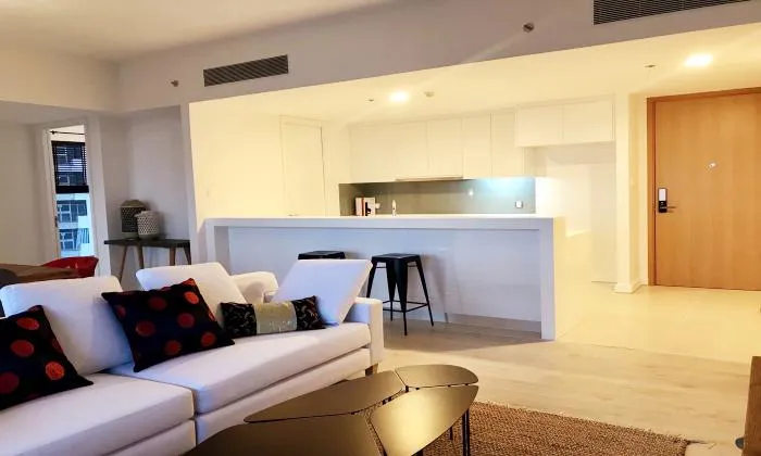 Simple Decoration Three Bedroom Gateway Apartment Thao Dien District 2 HCMC 122sqm 2,500 USD/month