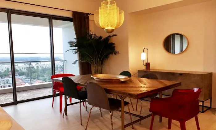 Simple Decoration Three Bedroom Gateway Apartment Thao Dien District 2 HCMC 122sqm 2,500 USD/month