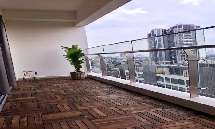 Simple Decoration Three Bedroom Gateway Apartment Thao Dien District 2 HCMC 122sqm 2,500 USD/month
