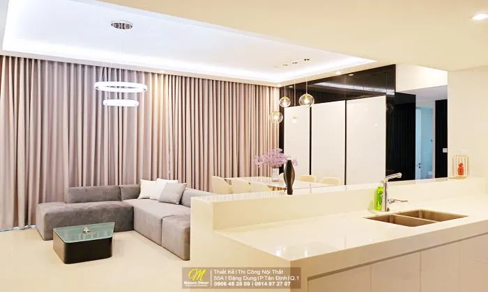 Luxurious Three Bedroom Apartment  in  Block A Gateway For Rent in District 2 HCMC 123sqm 2,400 USD/month