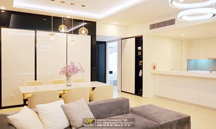 Luxurious Three Bedroom Apartment  in  Block A Gateway For Rent in District 2 HCMC 123sqm 2,400 USD/month