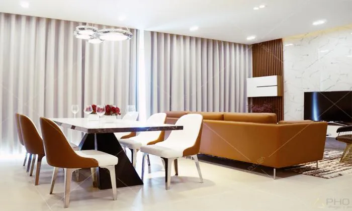 Luxury Four Bedroom Gatway Thao Dien Apartment For Lease in District 2 HCMC 142sqm 2,600 USD/month