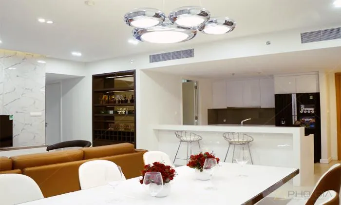 Luxury Four Bedroom Gatway Thao Dien Apartment For Lease in District 2 HCMC 142sqm 2,600 USD/month
