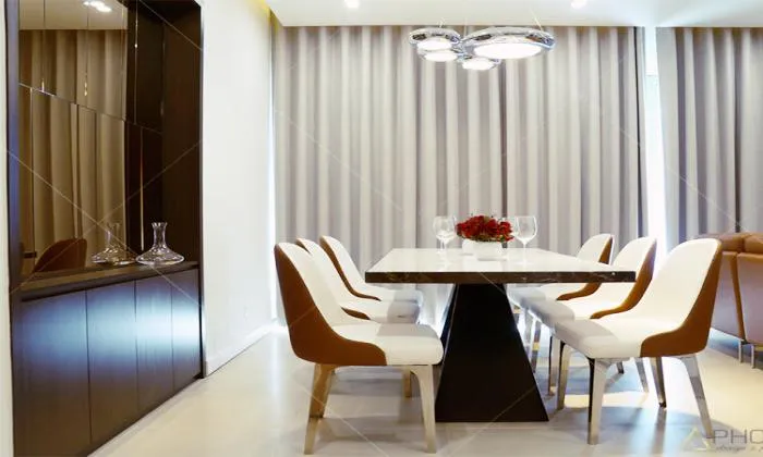 Luxury Four Bedroom Gatway Thao Dien Apartment For Lease in District 2 HCMC 142sqm 2,600 USD/month
