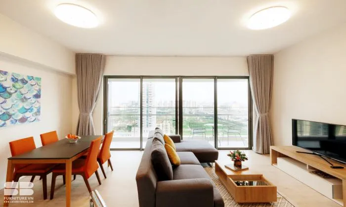 Spacious Balcony Two Bedroom For Rent in Gateway Thao Dien District 2 HCMC 91sqm 1,500 USD/month
