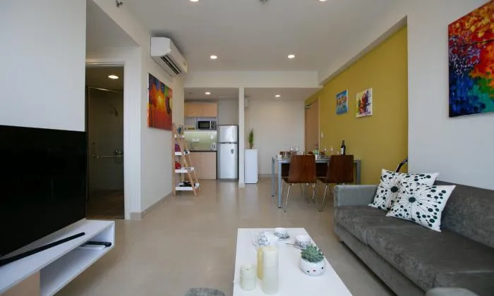 High Floor And Goo Rent Two Bedroom Apartment For Rent in Thao Dien District 2 HCMC 72sqm 800 USD/month