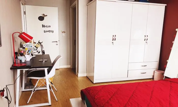 Wooden Floor Two Bedroom Apartment in Masteri Thao Dien District 2 HCMC 70sqm 800 USD/month