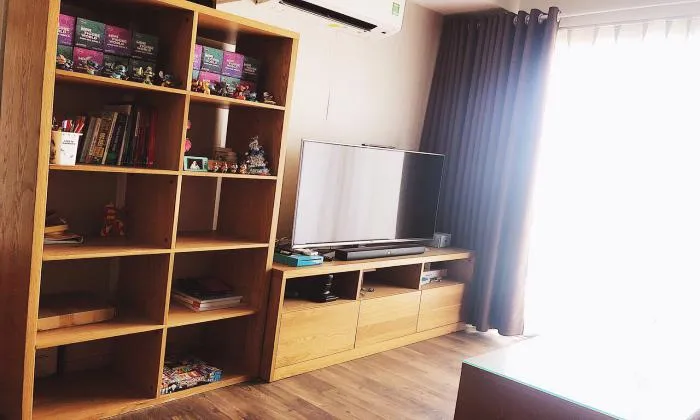 Wooden Floor Two Bedroom Apartment in Masteri Thao Dien District 2 HCMC 70sqm 800 USD/month