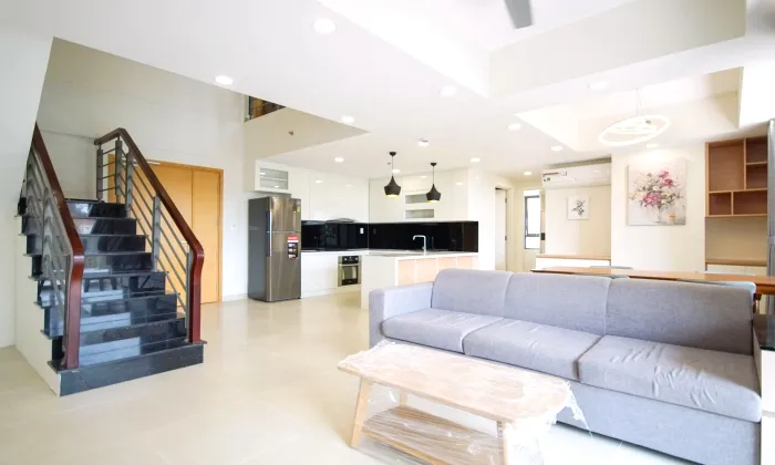 Gorgeous and Modern Duplex Apartment For Rent in Masteri Thao Dien District 2 HCMC 175sqm 2,650 USD/month