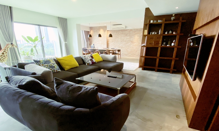 High Class Four Bedroom Apartment For Rent in Masteri Thao Dien District 2 Ho Chi Minh City