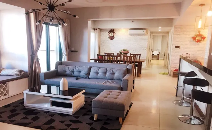 Big Size Three Bedroom Apartment For Rent in Thao Dien District 2 HCMC 140sqm 2,500 USD/month