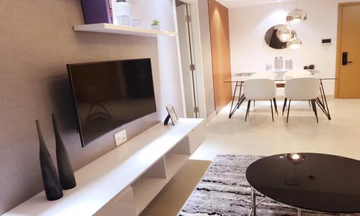 Luxury Decoration Two Bedroom Apartment For Rent in Masteri District HCM City 70sqm 800 USD/month