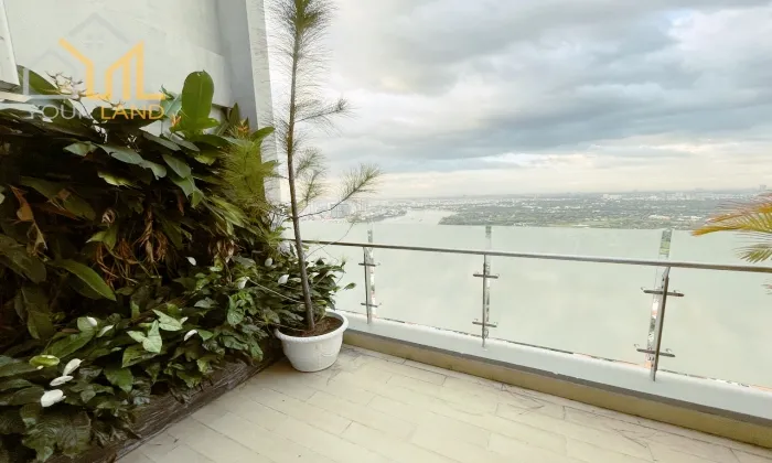 Three Bedroom Penthouse Apartment For Rent in Masteri Thao District 2 HCMC 210sqm 4,300 USD/month