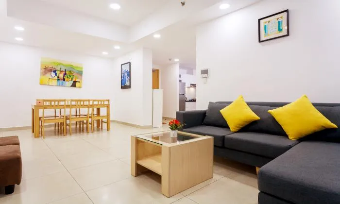 River View Three Bedroom Masteri Thao Dien Apartment For Rent District 2 HCMC 87sqm 1,150 USD/month