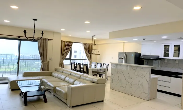 River View Four Bedroom Masteri Thao Dien Apartment For Rent in District 2 HCMC 168sqm 2,500 USD/month