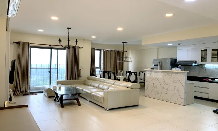 River View Four Bedroom Masteri Thao Dien Apartment For Rent in District 2 HCMC 168sqm 2,500 USD/month