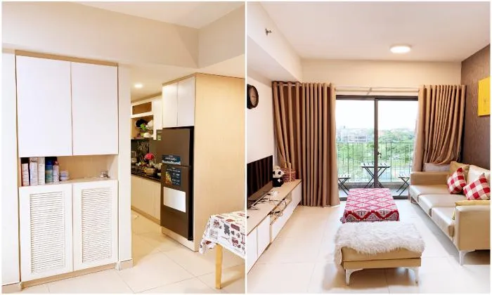 Garden View With Modern Furniture Masteri Apartment For Rent in Ho Chi Minh City 80sqm 750 USD/month