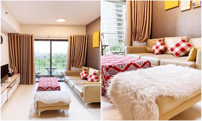 Garden View With Modern Furniture Masteri Apartment For Rent in Ho Chi Minh City