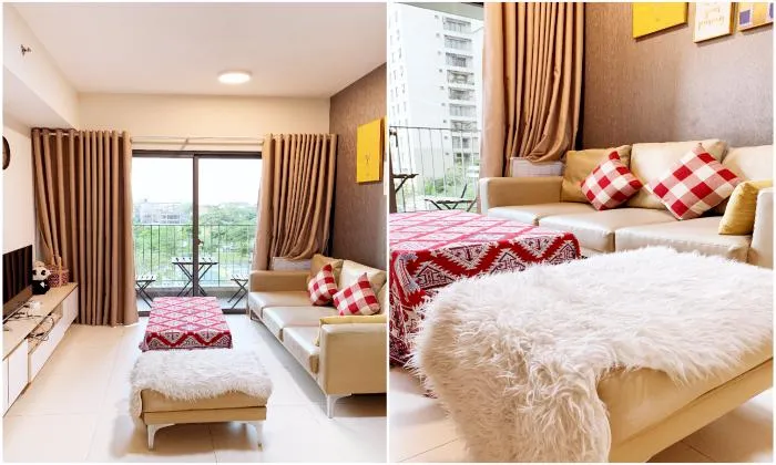 Garden View With Modern Furniture Masteri Apartment For Rent in Ho Chi Minh City 80sqm 750 USD/month