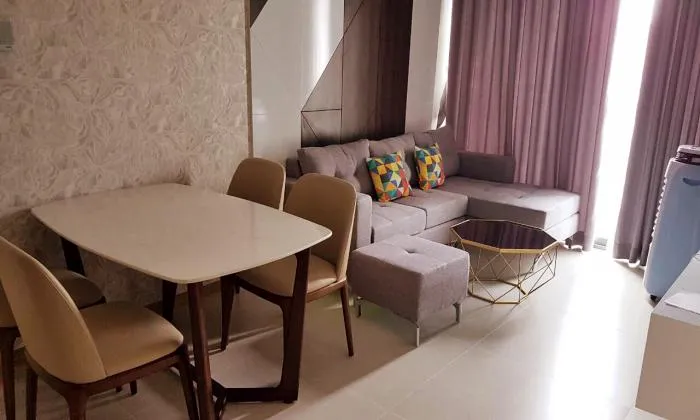 Fully Furnished Two Bedroom New City Thu Thiem Apartment For Rent in District 2 HCMC 72sqm 750 USD/month